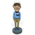 Stock Body Casual Man Walking Around Male Bobblehead